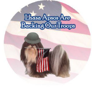 Lhasa Apsos are backing our troops